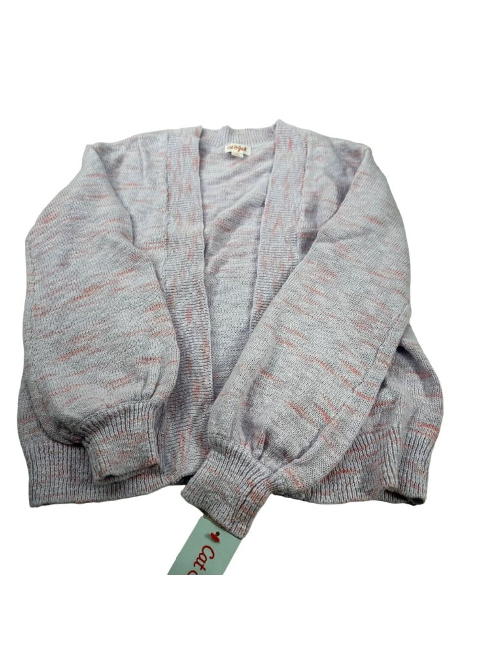 Cat And Jack Girl's Size Large 10-12 Sweater Open Front Cardigan Purple New
